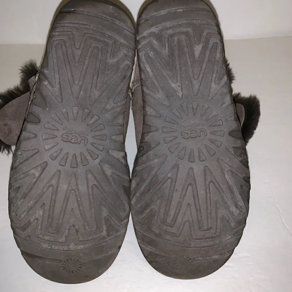 Brown UGG Bailey Button Size 7